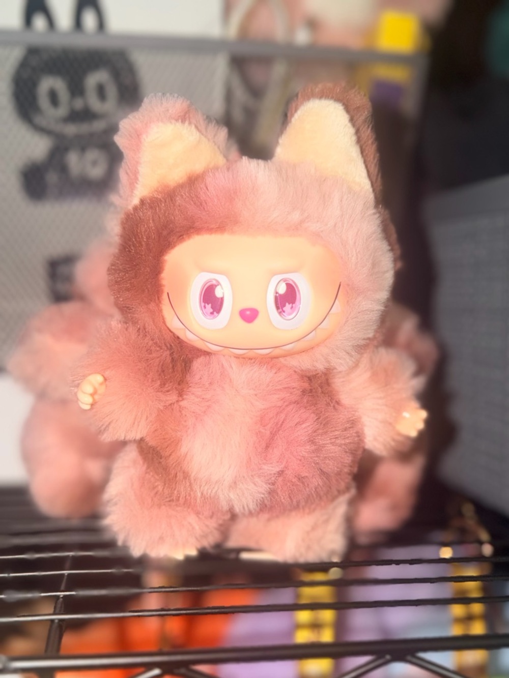 9 tail fox Labubu custom Keychain